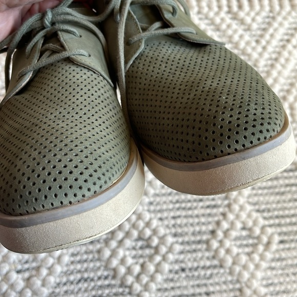 SOFTWALK Shoes Lace Up Oxford Flats Leather Sage Green Women’s Sz: 7.5 - Picture 7 of 11